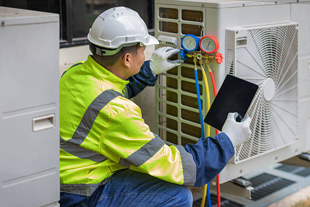 Professional Air Conditioning Repair technician working in Akron, NY